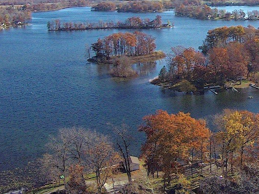 Pine Lake, Michigan in Autumn